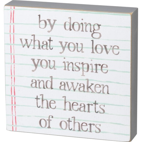 Do What You Love Block - Picture 1 of 1